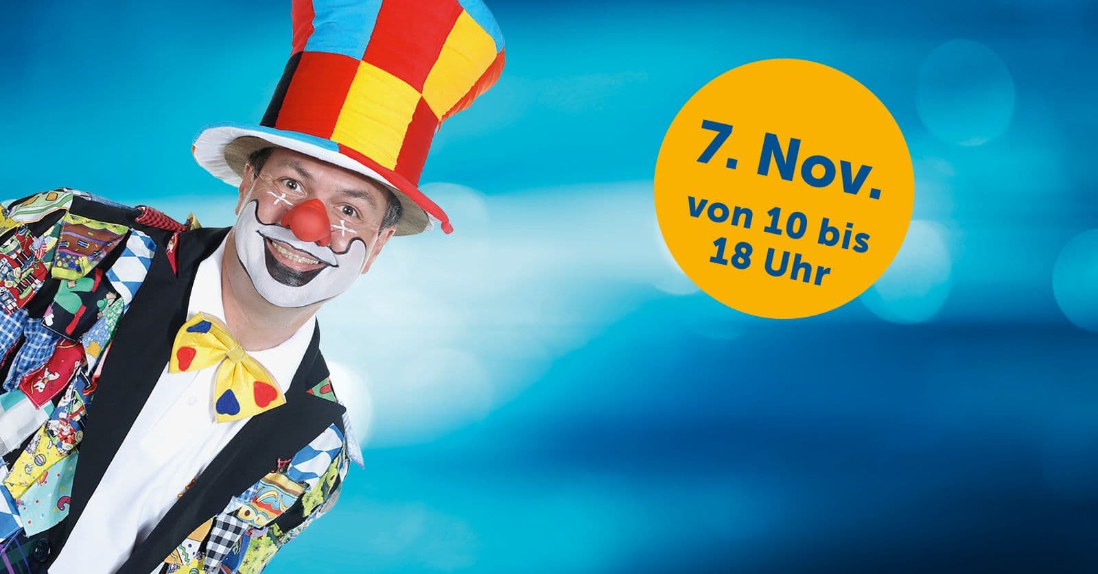 7. November: Clown Poppo live beim Super Family Samstag